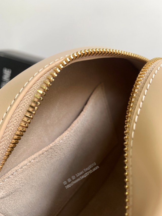 Celine專櫃2022新款OVAL CUIR TRIOMPHE大光滑牛皮革橢圓形手袋 賽琳大月餅包 sldj2357